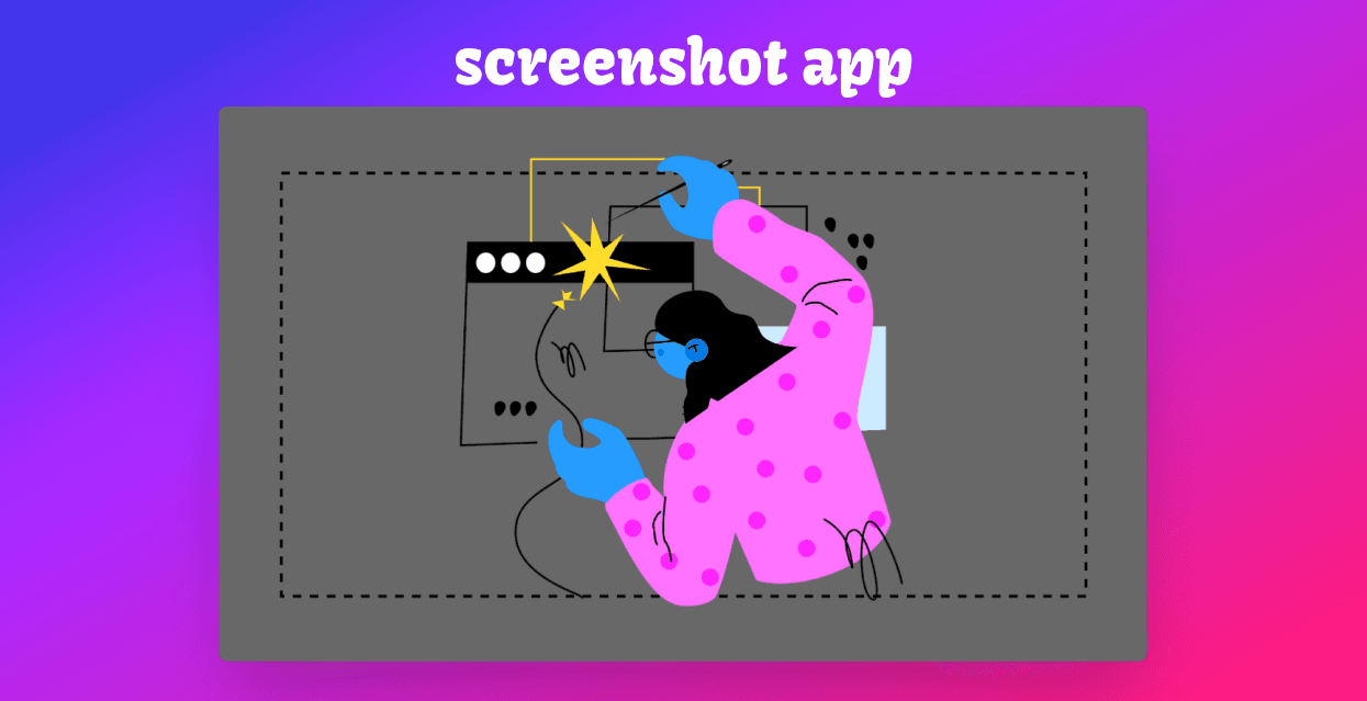 Screenshot App responsive Design UX