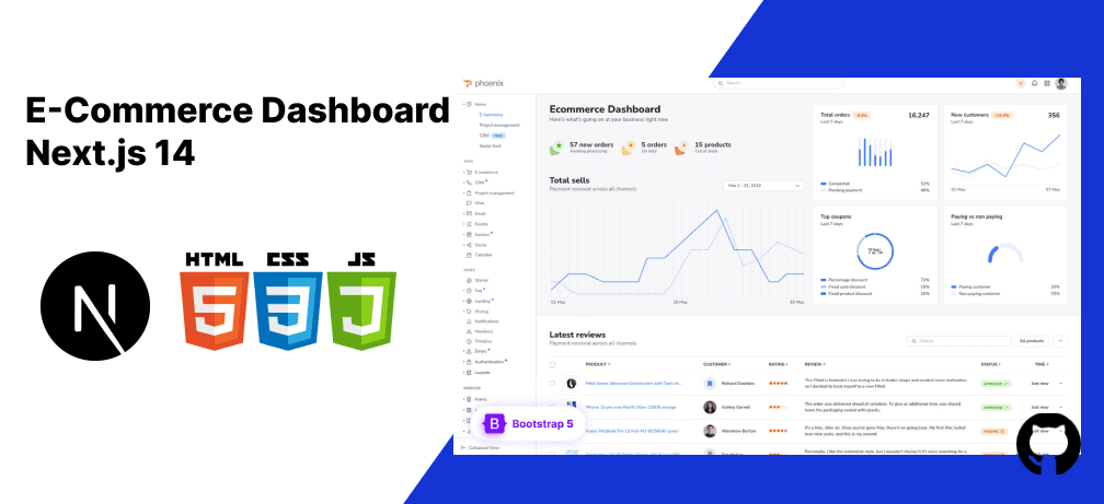 Next.js Admin and E-Commerce Dashboard